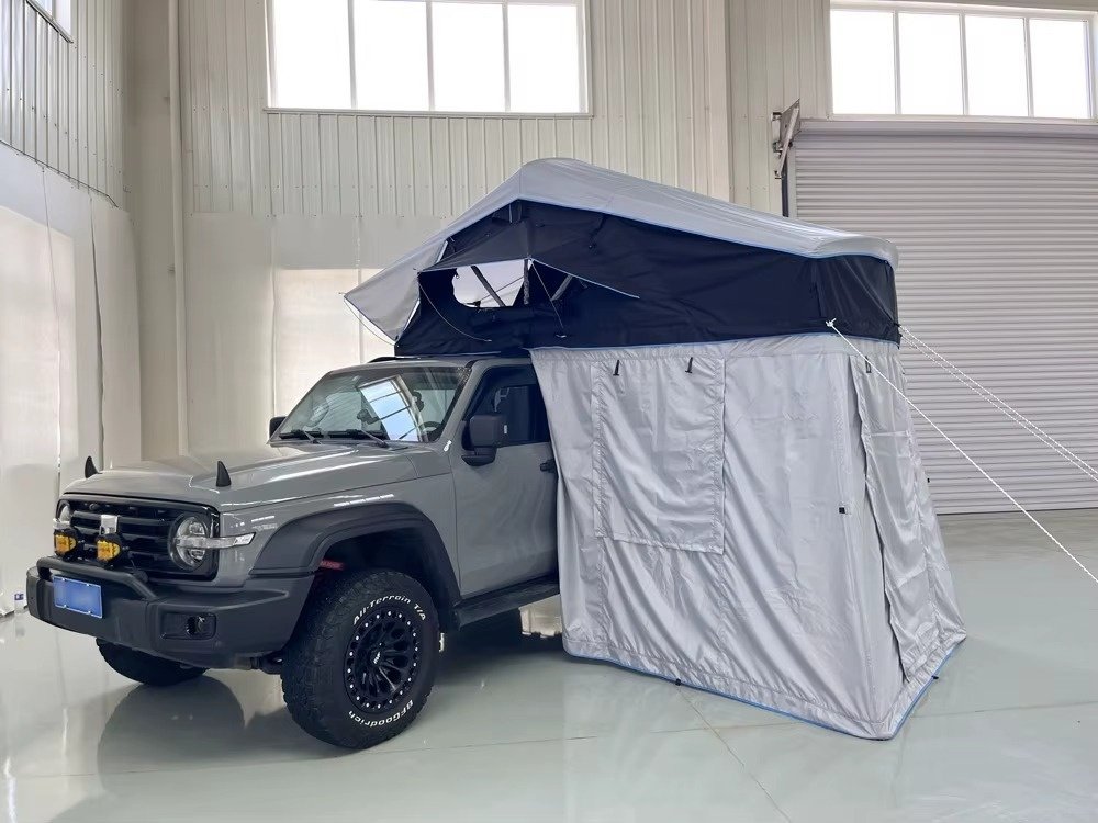 4WD Foldable Soft Shell Rooftop Tent for Camping & Overland Travel