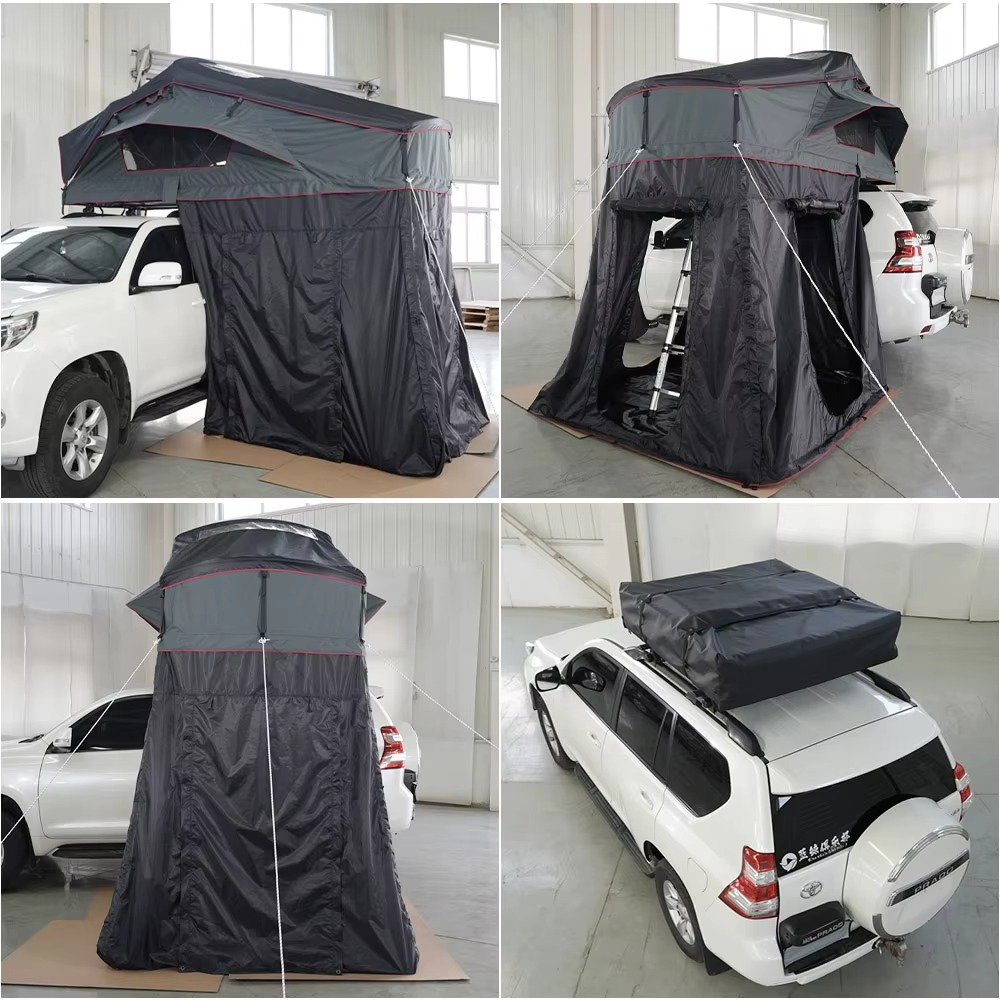 Side-Open Hard Shell Rooftop Tent for SUV 4×4 Off-Road Camping