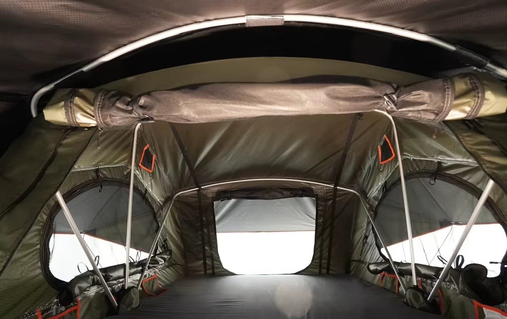 Spacious Interior with Aluminum Support Frame