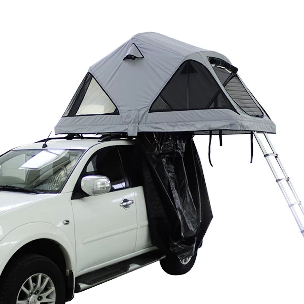 SRT13S-56 soft shell rooftop tent mounted on a 4x4 vehicle