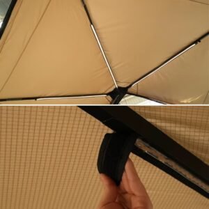 LED Light 270° Car Side Awning for Outdoor Camping