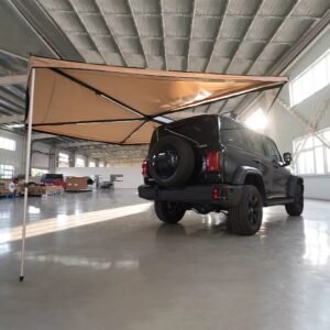 LED Light 270° Car Side Awning for Outdoor Camping