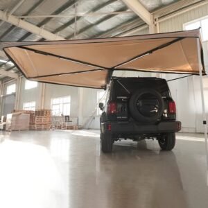LED Light 270° Car Side Awning for Outdoor Camping