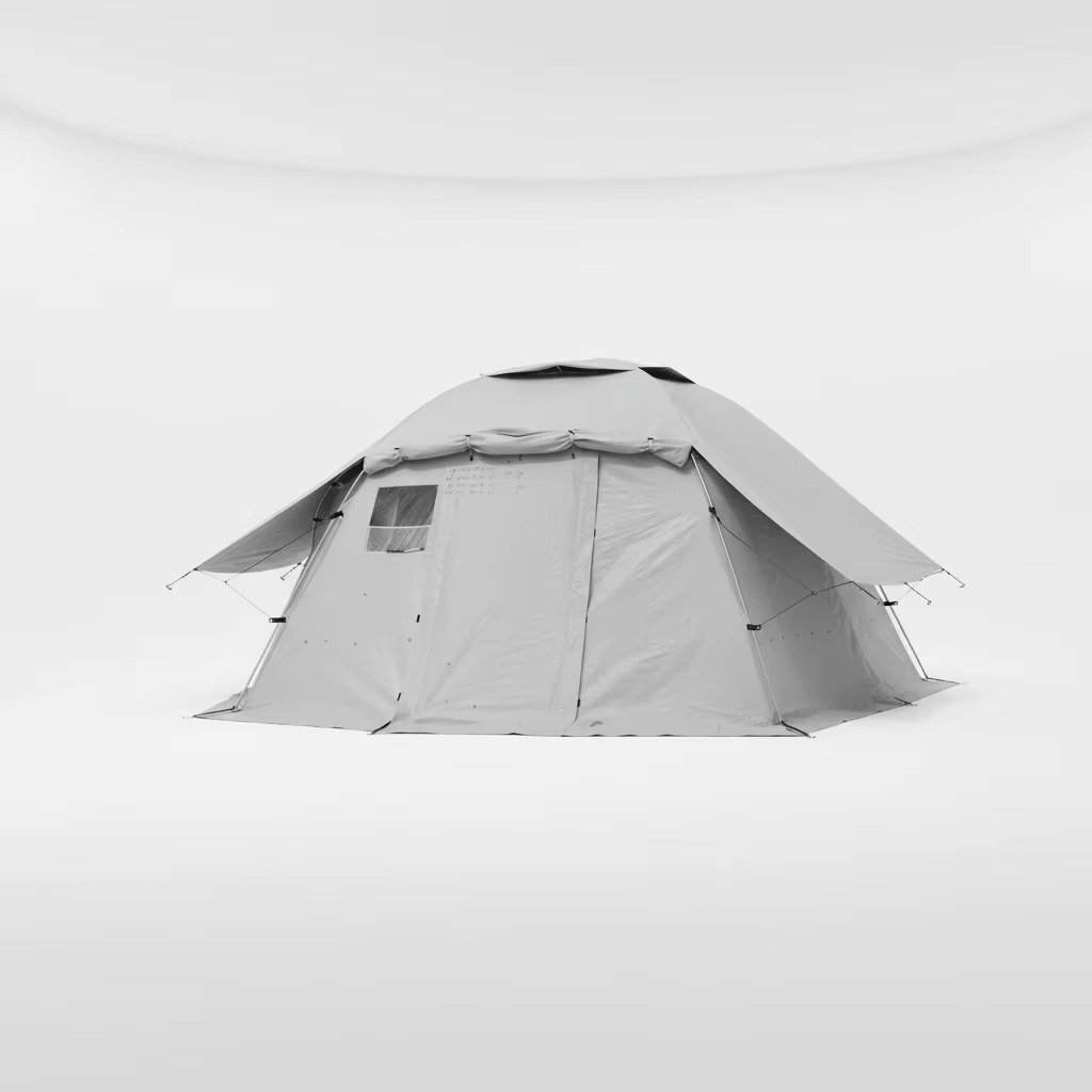 Large Spherical TPU Dome Tent, Weatherproof Outdoor Camping and Disaster Relief Shelter