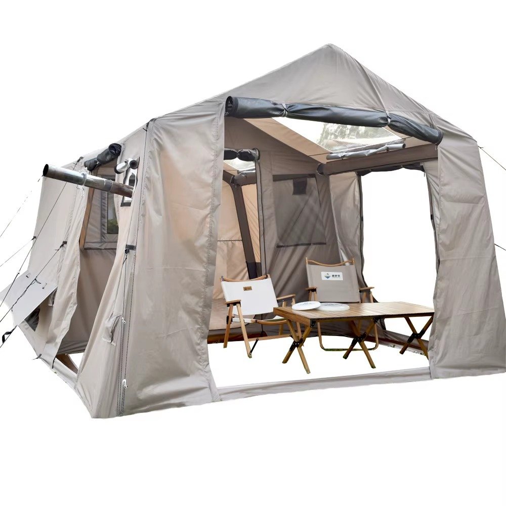 Large 4-Season Waterproof Camping Tent for Outdoor Adventures and Glamping