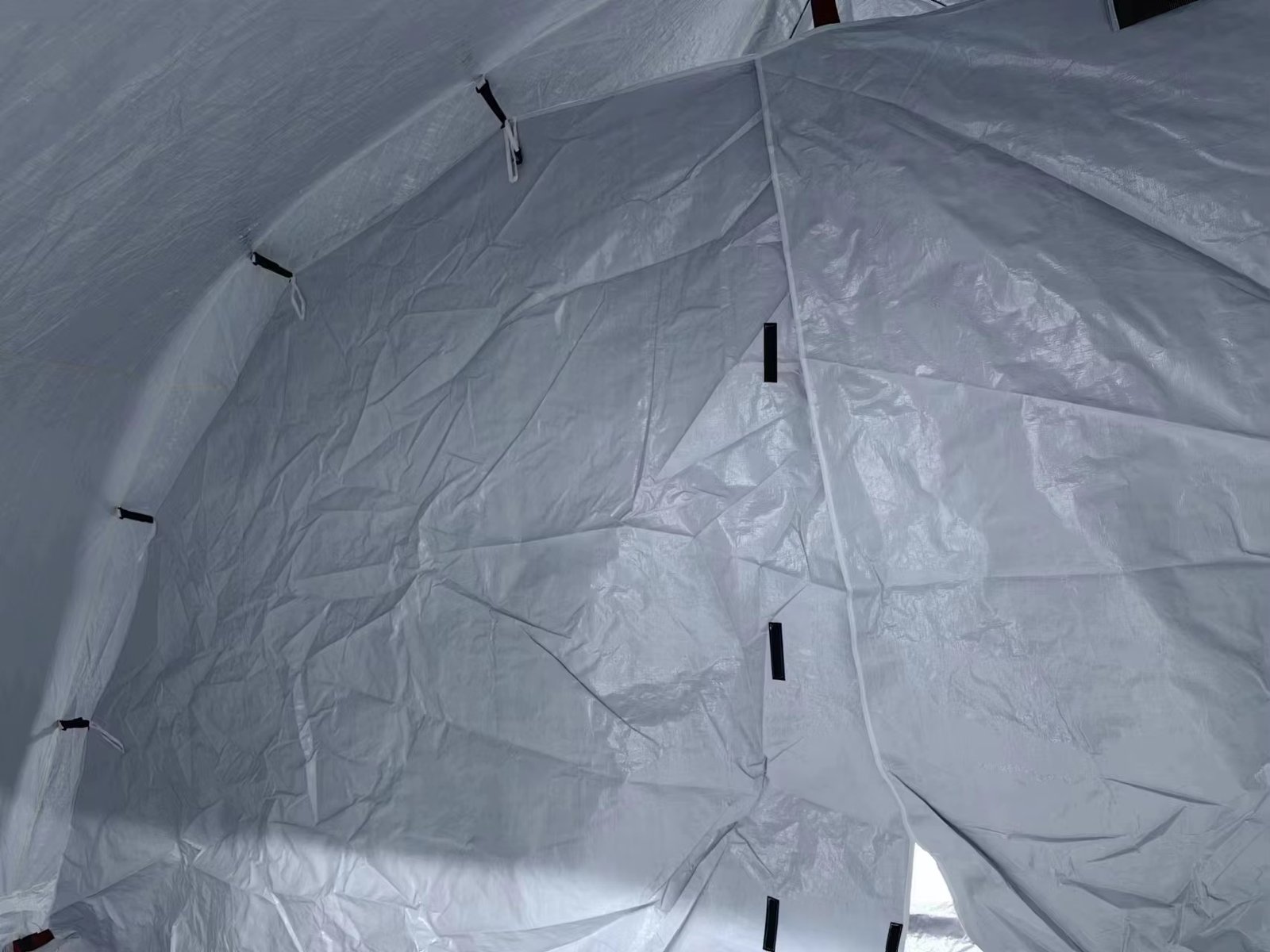 Tent Interior Fabric and Attachment Points