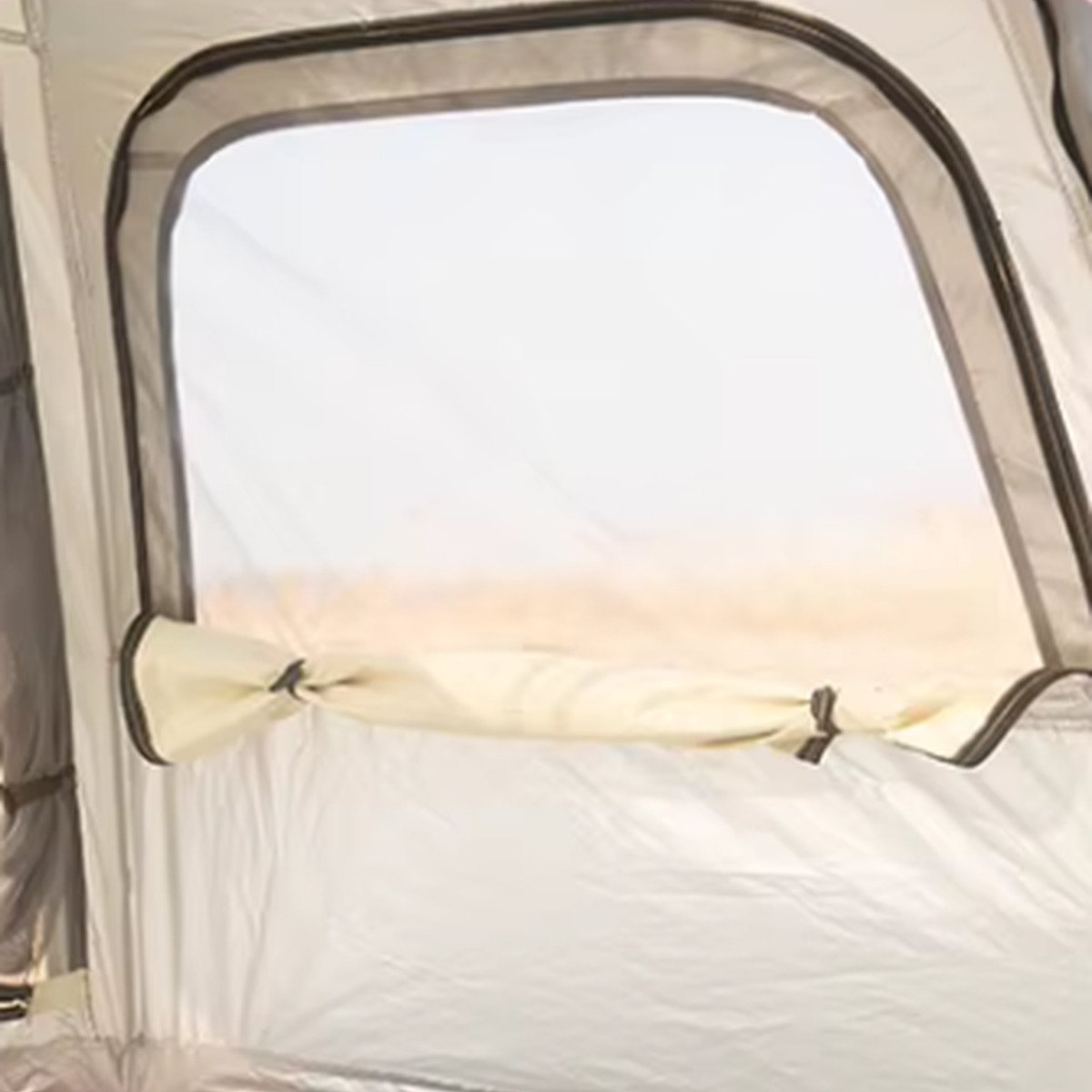 with inside curtains
