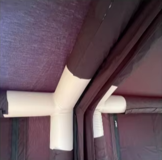 Inflatable Tent Air Tube Connector Detail