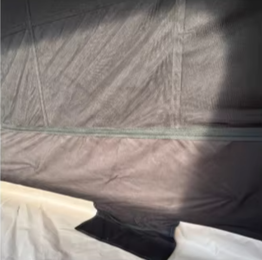 Tent Lower Fabric Edge Detail